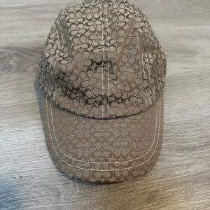 Women’s Coach Brown Patterned Baseball Cap